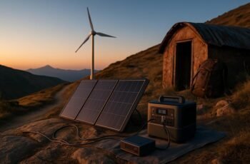 Off‑Grid Renewable Energy Systems Using Portable Stations