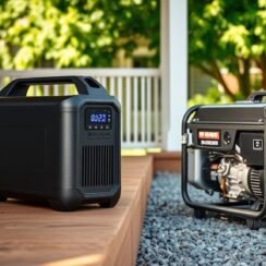 Portable Power Station Vs Gas Generator for Home Backup