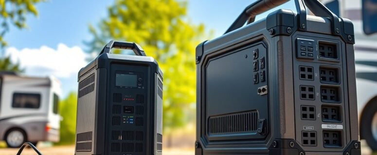 Small Vs Large Portable Power Stations for Rv Use