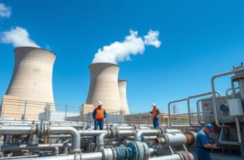 Maintaining Cooling System Power Station