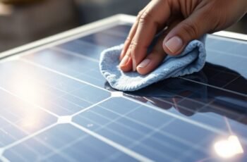 Cleaning Solar Generator Exterior