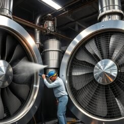 Cleaning Vents and Fans Power Station Cleaning Vents and Fans Power Station