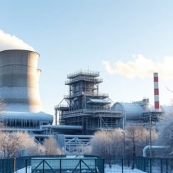 Storing Power Station in Winter Storing Power Station in Winter